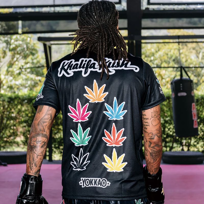 Men's training shirt YOKKAO Khalifa Kush Workout black 5