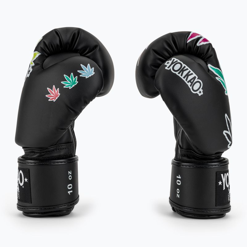 Boxing gloves YOKKAO Khalifa Kush Boxing black 4