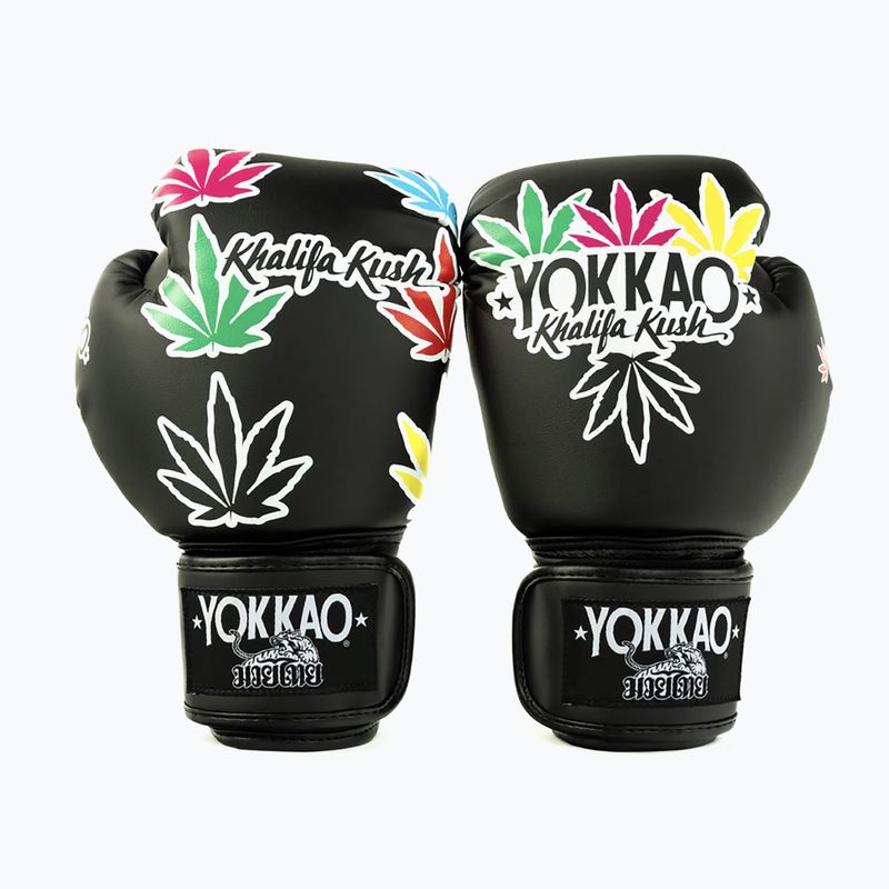 Boxing gloves YOKKAO Khalifa Kush Boxing black