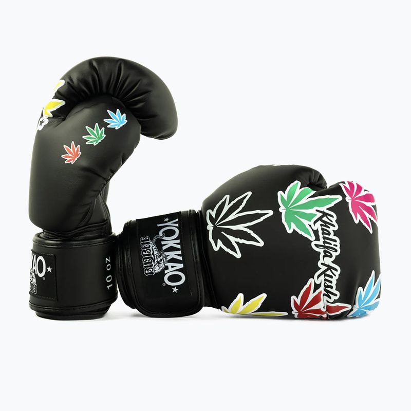 Boxing gloves YOKKAO Khalifa Kush Boxing black 4