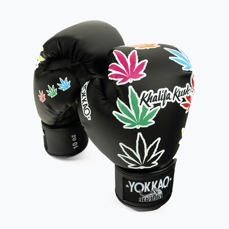 Boxing gloves YOKKAO Khalifa Kush Boxing black 5