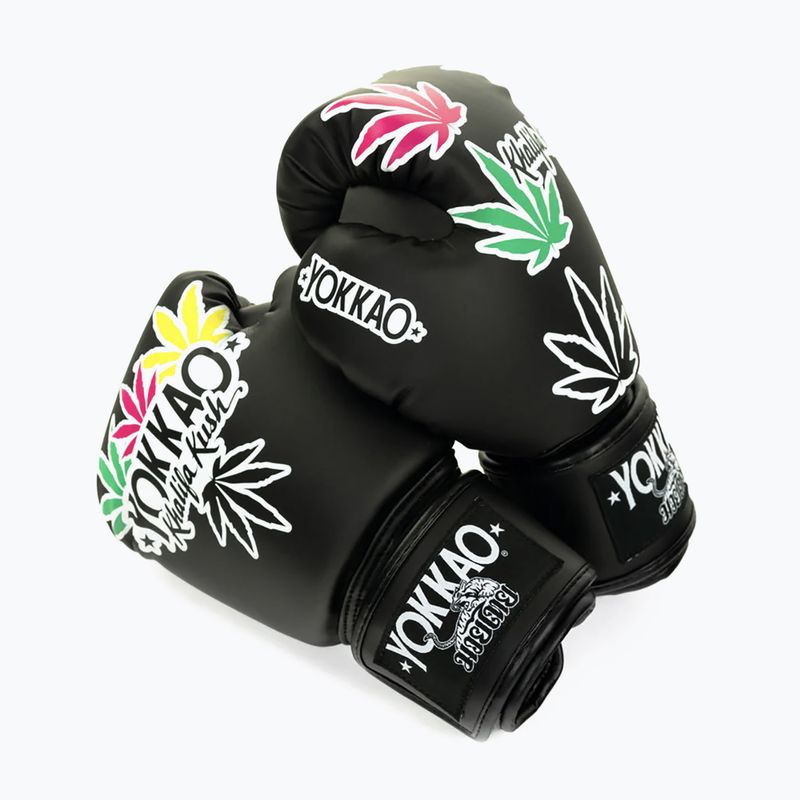 Boxing gloves YOKKAO Khalifa Kush Boxing black 6