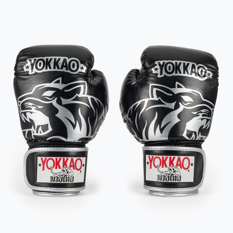 Boxing gloves YOKKAO Original Boxing Gloves absolute black 2