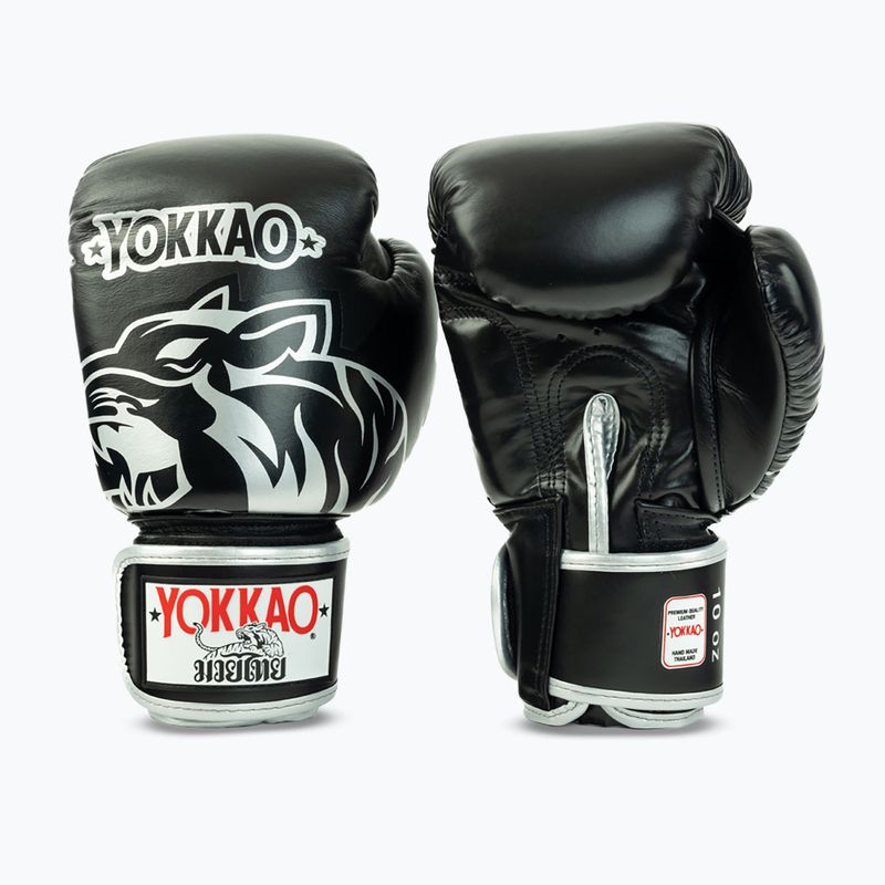 Boxing gloves YOKKAO Original Boxing Gloves absolute black