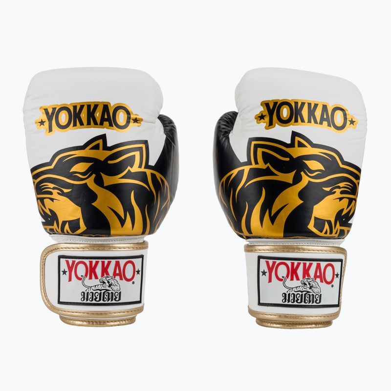 Boxing gloves YOKKAO Original Boxing Gloves absolute white 2