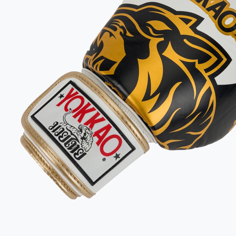 Boxing gloves YOKKAO Original Boxing Gloves absolute white 6