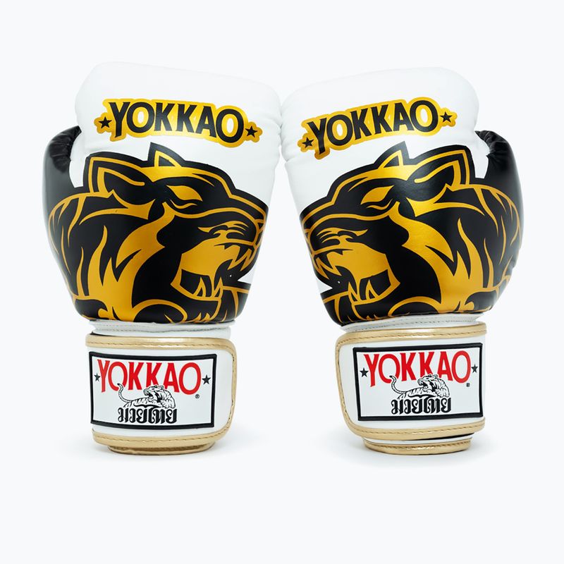 Boxing gloves YOKKAO Original Boxing Gloves absolute white