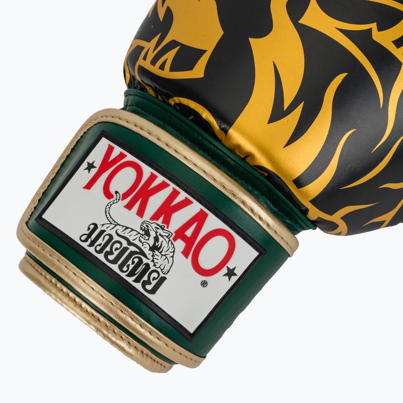 Boxing gloves YOKKAO Original Boxing Gloves forest green 6
