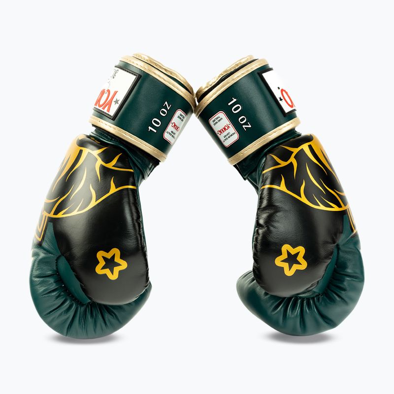 Boxing gloves YOKKAO Original Boxing Gloves forest green 6