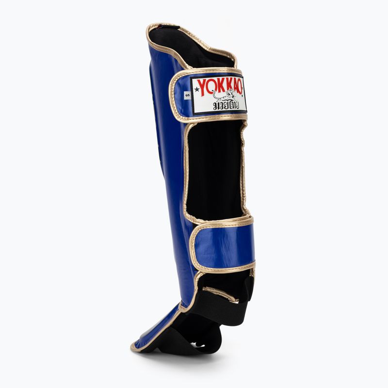 Foot and shin guards YOKKAO Original electric blue 3