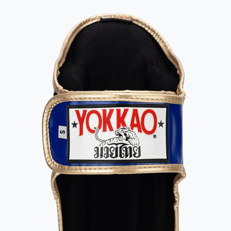 Foot and shin guards YOKKAO Original electric blue 7