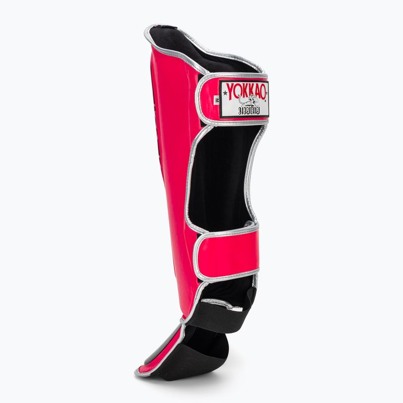 Foot and shin guards YOKKAO Original fuchsia 3