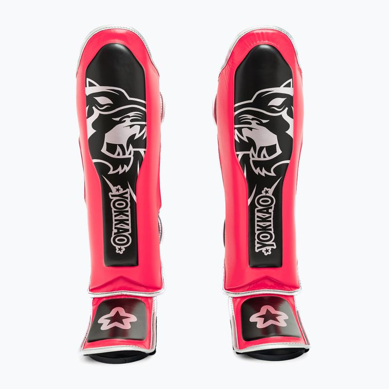 Shin and foot guards YOKKAO Original fuchsia