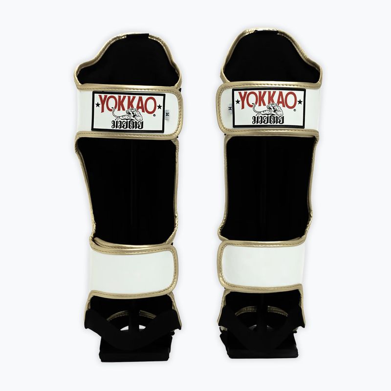 Shin and foot guards YOKKAO Original absolute white 2