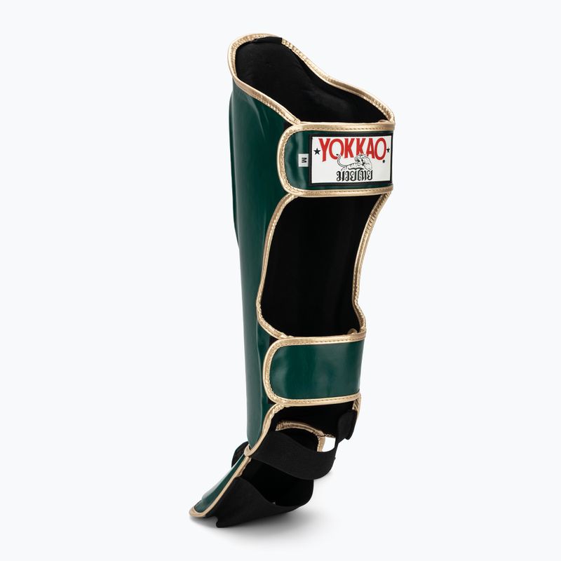 Foot and shin guards YOKKAO Original forest green 3
