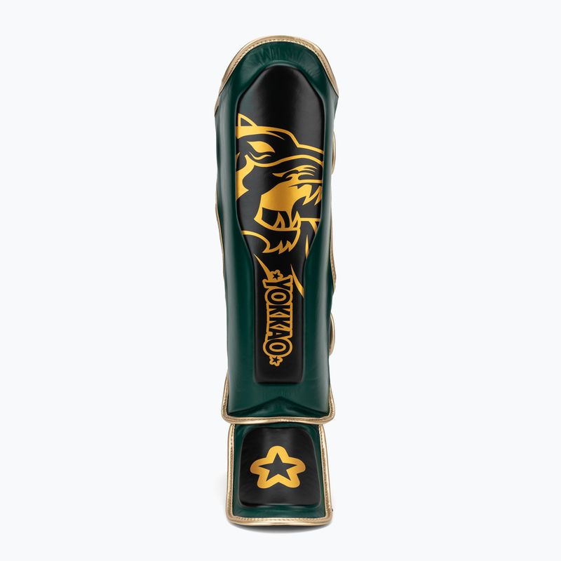Foot and shin guards YOKKAO Original forest green 4
