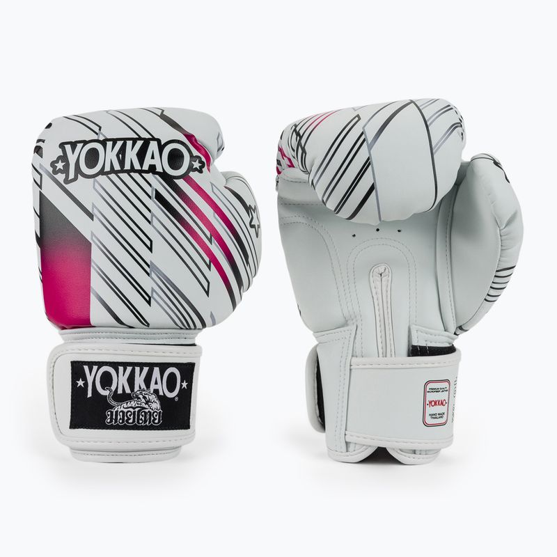 Boxing gloves YOKKAO Power Boxing white