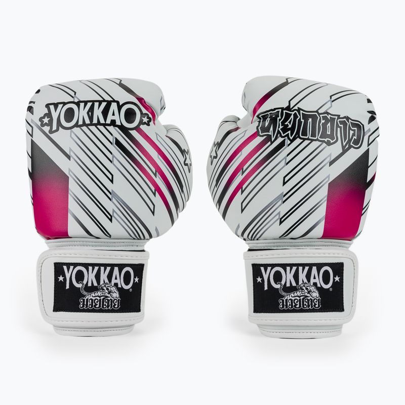 Boxing gloves YOKKAO Power Boxing white 2