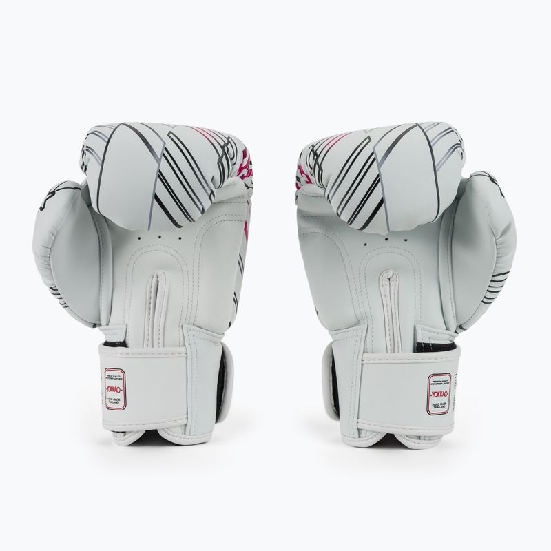 Boxing gloves YOKKAO Power Boxing white 3