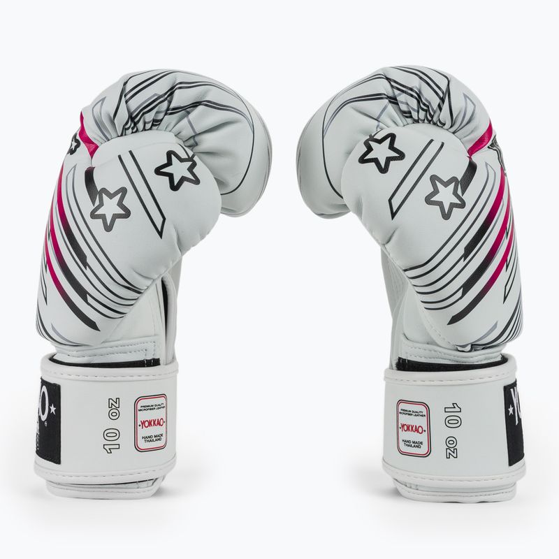 Boxing gloves YOKKAO Power Boxing white 4