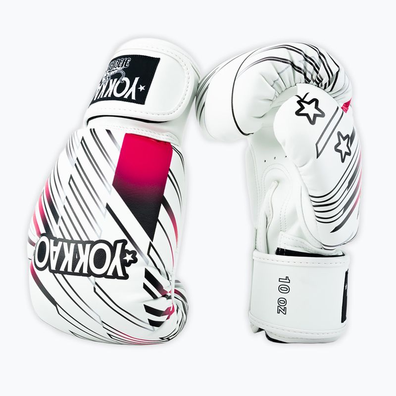 Boxing gloves YOKKAO Power Boxing white