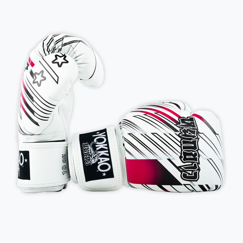 Boxing gloves YOKKAO Power Boxing white 2