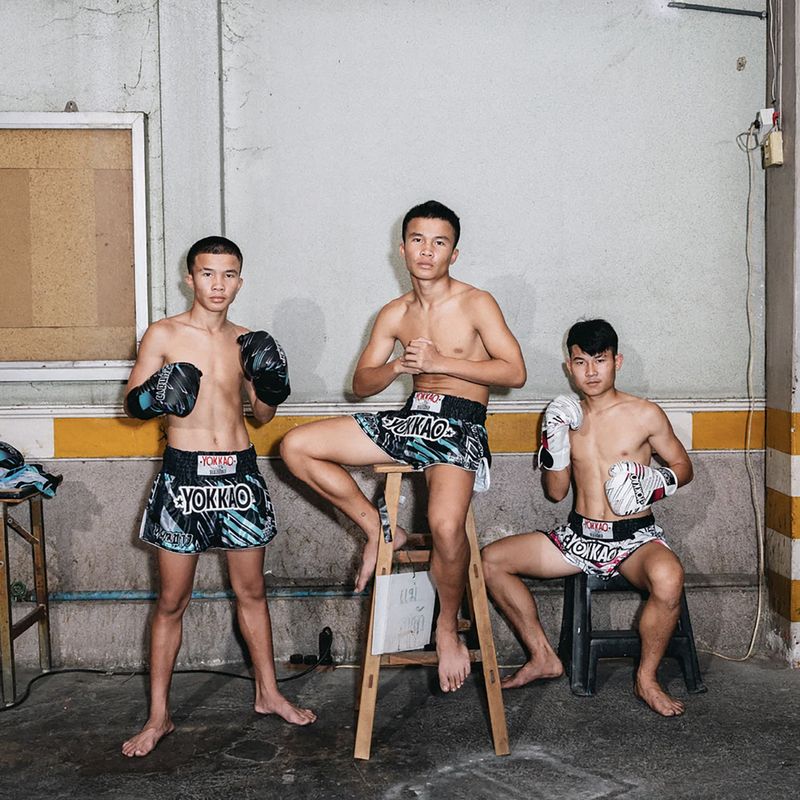 Men's training shorts YOKKAO Power Muay Thai black 5
