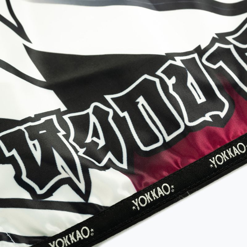 Men's training shorts YOKKAO Power Muay Thai white 5