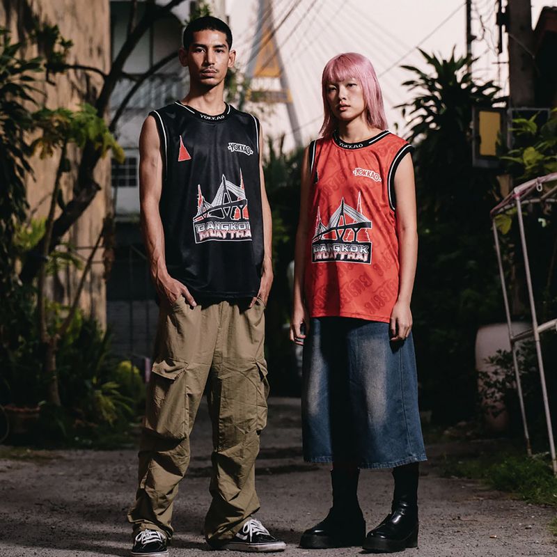 Men's training T-shirt YOKKAO Basket Bridge Tank Top black 3