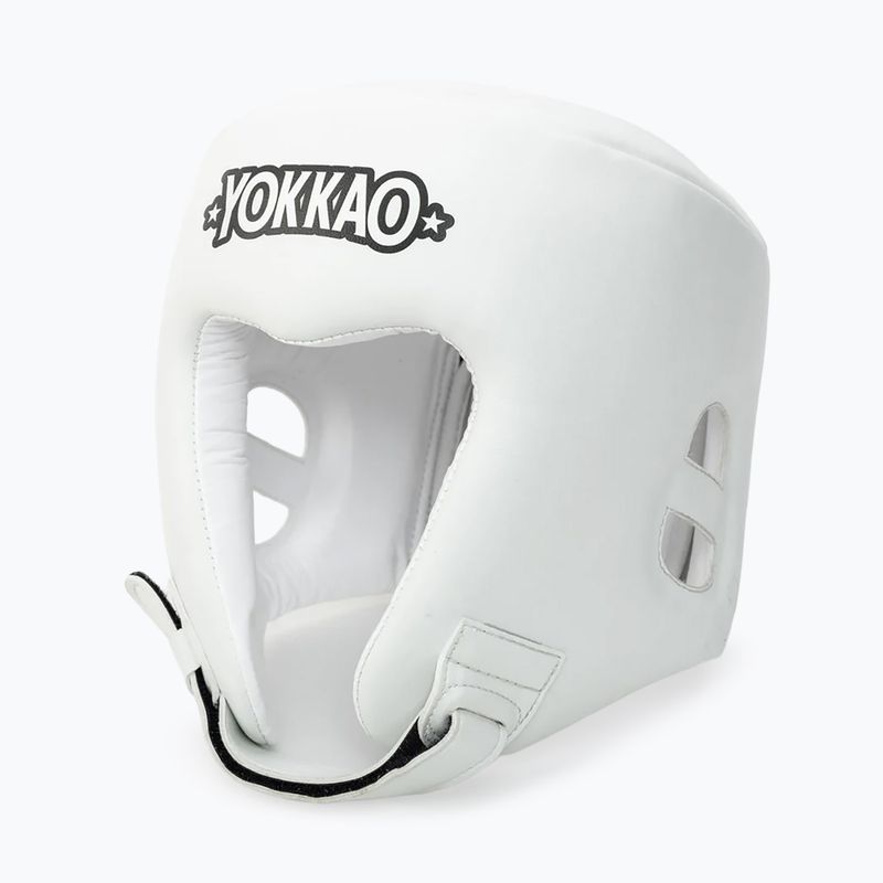 Boxing helmet YOKKAO Competition white