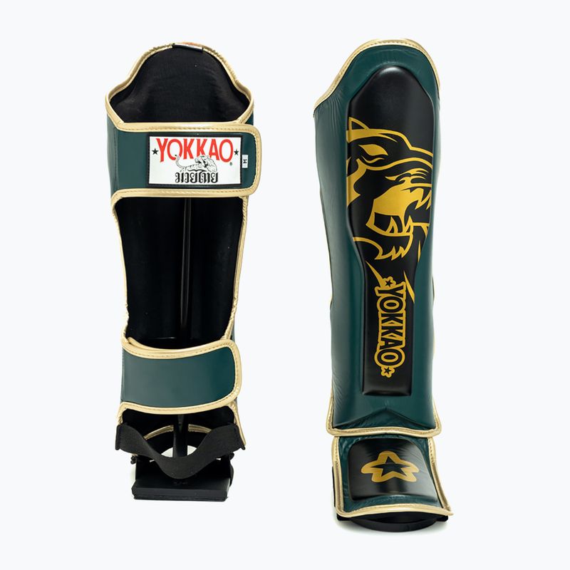 Shin and foot guards YOKKAO Original forest green 4