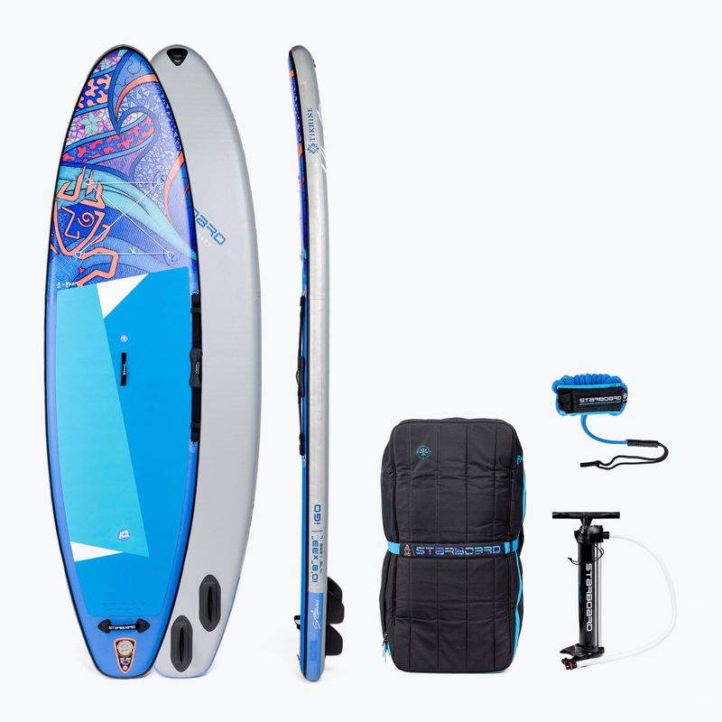 Starboard iGO Tikhine Wave Deluxe SC 10'8" SUP board blue 2010220601011