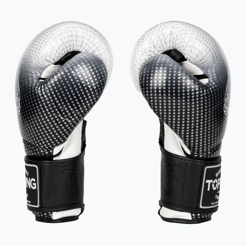 Top King Muay Thai Super Star Air boxing gloves silver 3