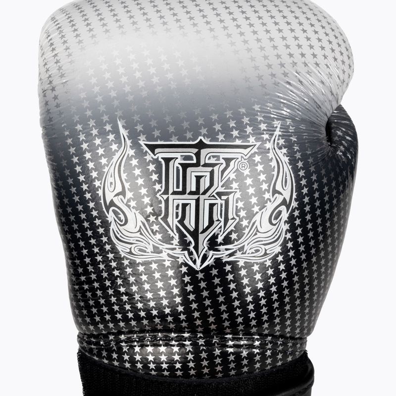 Top King Muay Thai Super Star Air boxing gloves silver 4
