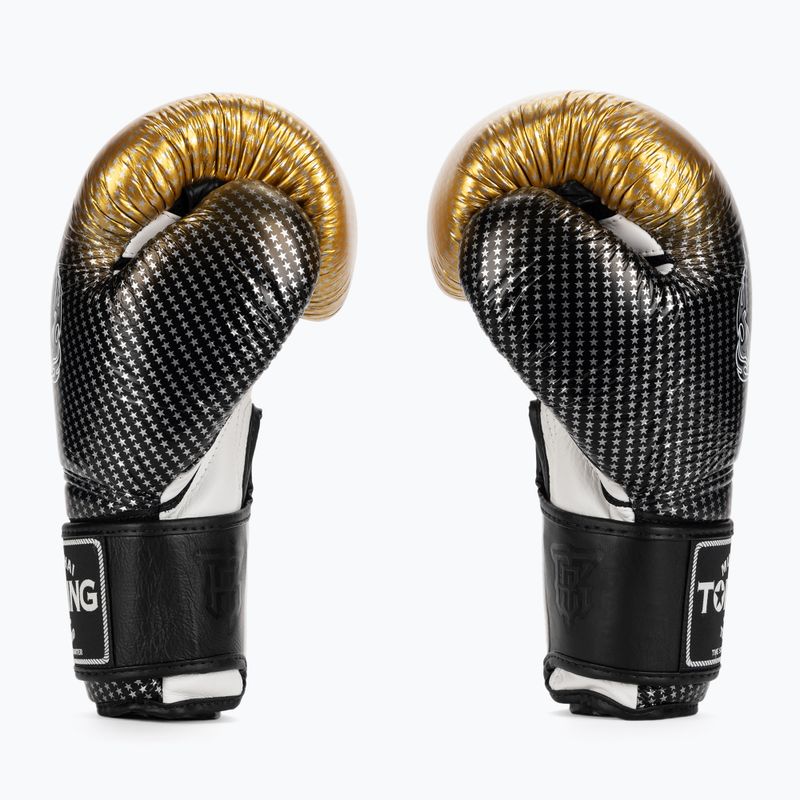 Top King Muay Thai Super Star Air gold boxing gloves 3