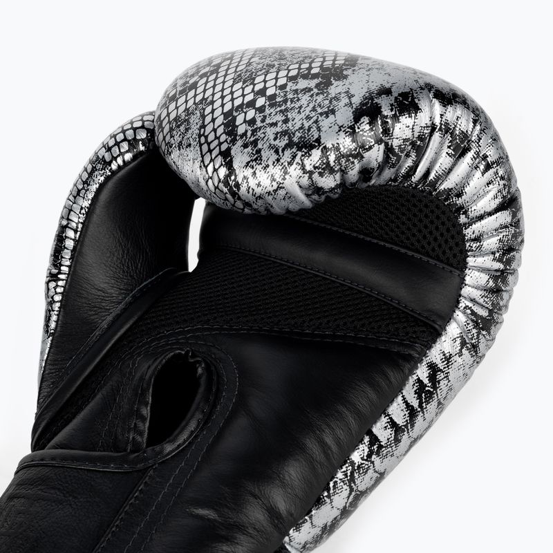 Top King Muay Thai Super Star Snake black boxing gloves TKBGSS-02A-BK 4