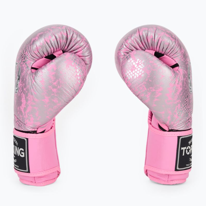 Top King Muay Thai Super Star "Air" pink boxing gloves TKBGSS 4