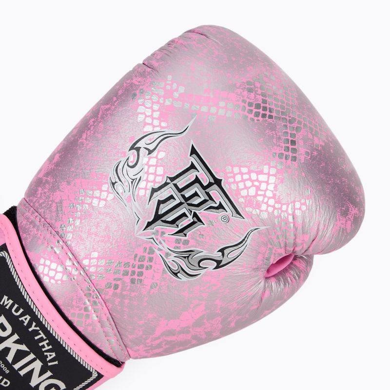 Top King Muay Thai Super Star "Air" pink boxing gloves TKBGSS 5