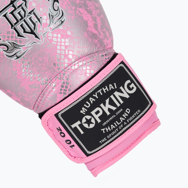 Top King Muay Thai Super Star "Air" pink boxing gloves TKBGSS 6