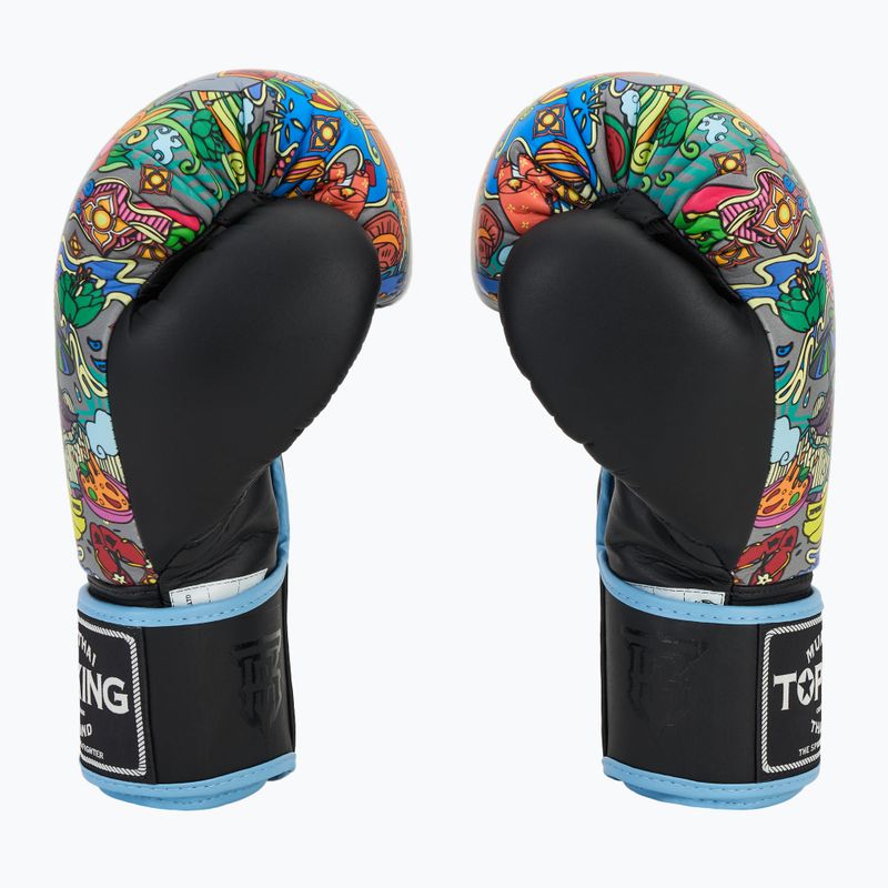 Top King Boxing Culture black TKBGCT-TH-SL-BK boxing gloves 4