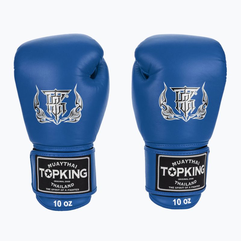 Top King Muay Thai Ultimate blue boxing gloves
