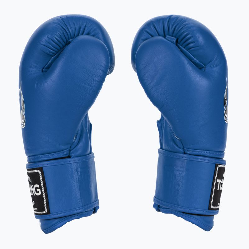 Top King Muay Thai Ultimate blue boxing gloves 3
