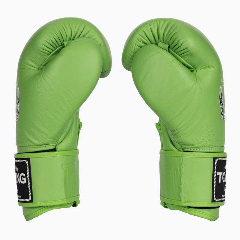Top King Muay Thai Ultimate green boxing gloves 4