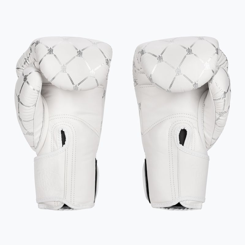Top King Boxing Chain white/silver boxing gloves 2