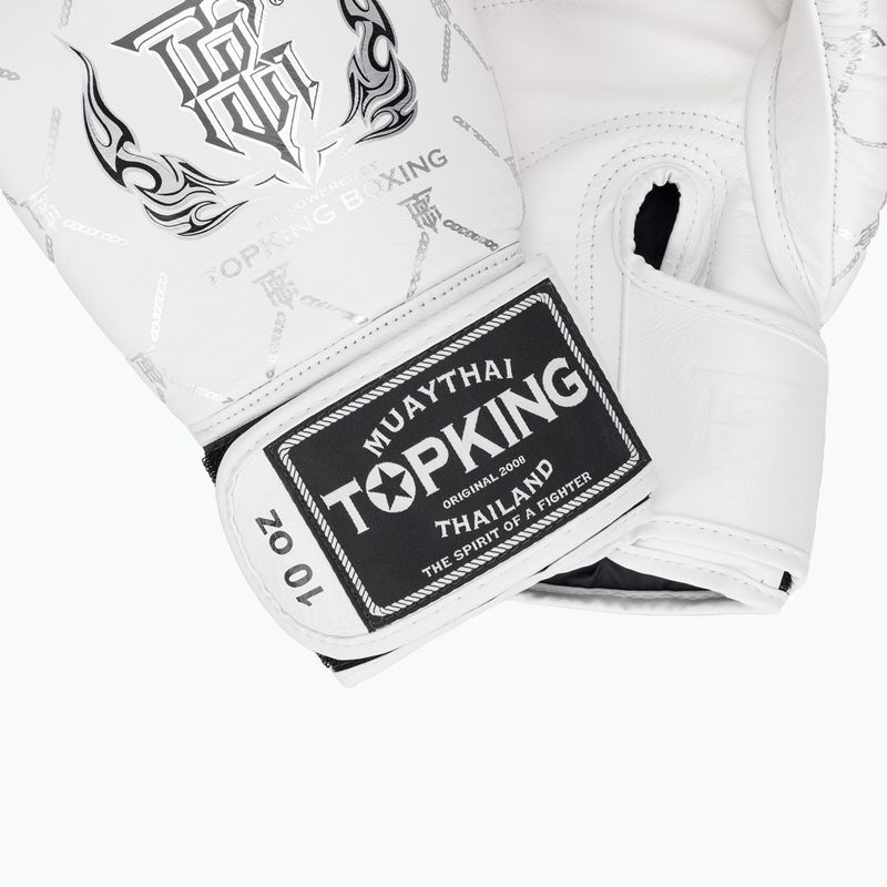 Top King Boxing Chain white/silver boxing gloves 5