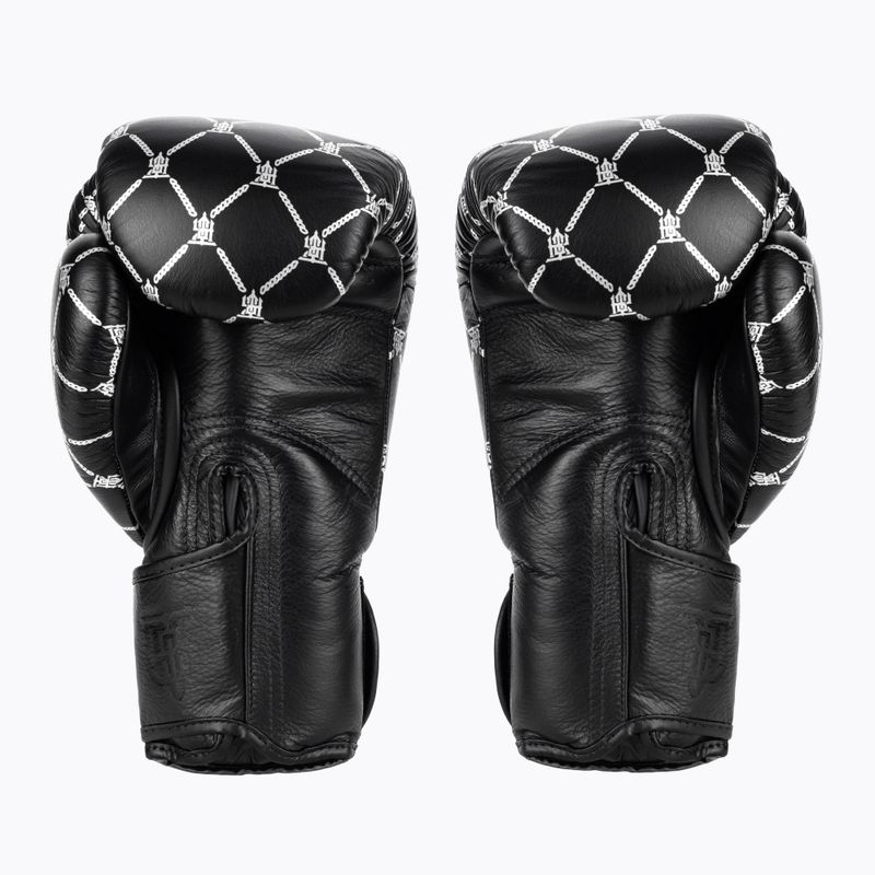 Top King Boxing Chain black/silver boxing gloves 2
