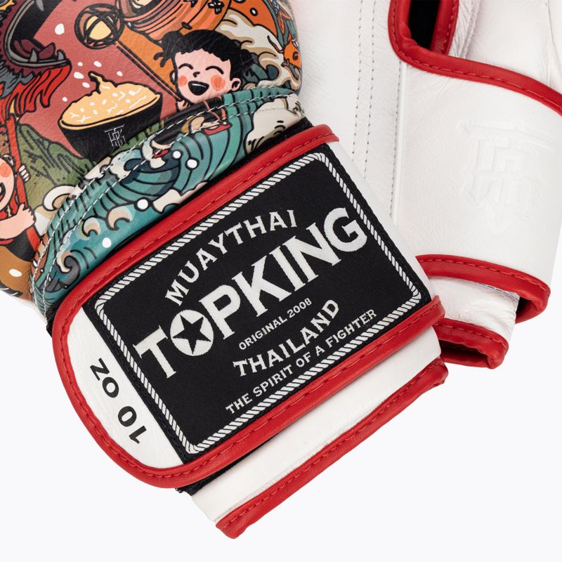 Top King Boxing Culture white/red TKBGCT-1C1 boxing gloves 4