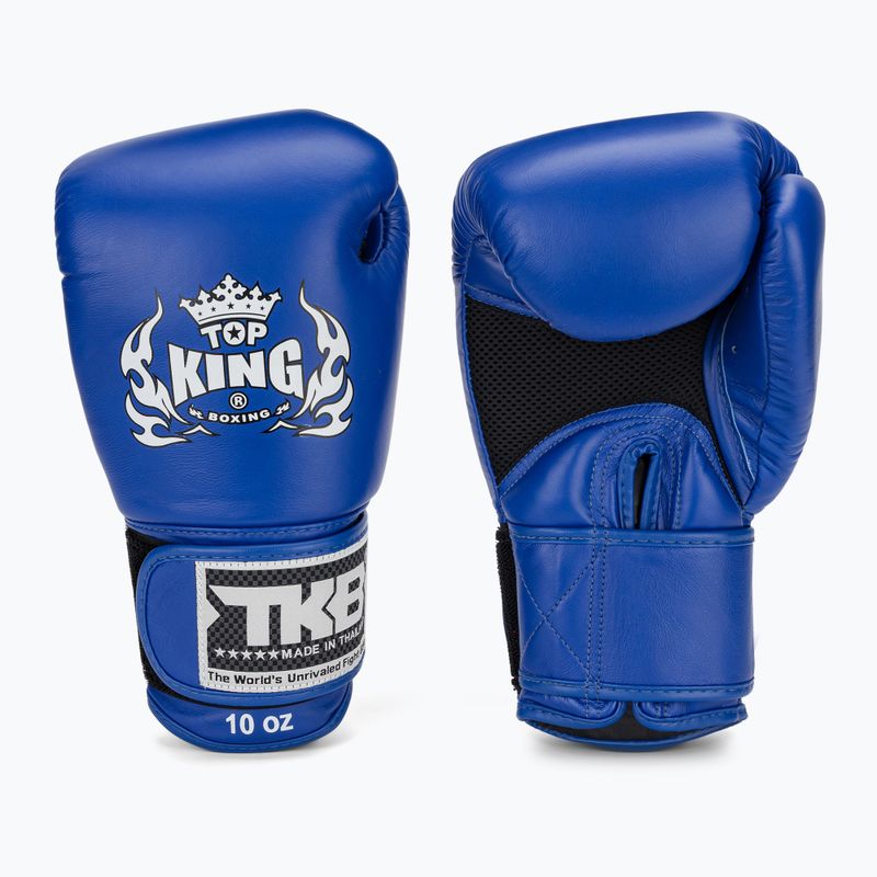 Boxing gloves Top King Muay Thai Ultimate Air blue 2