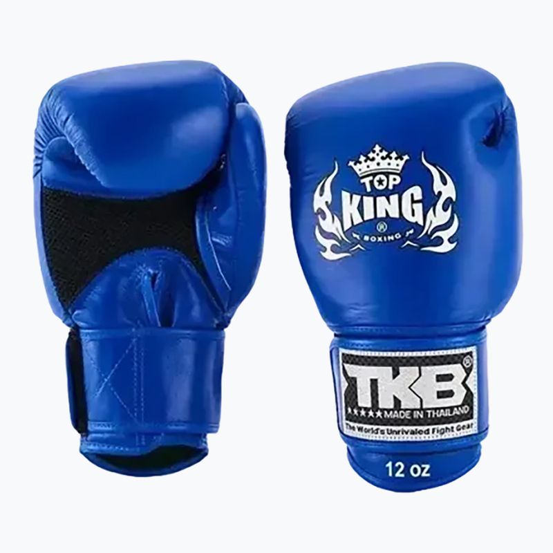 Top King Muay Thai Ultimate Air blue boxing gloves