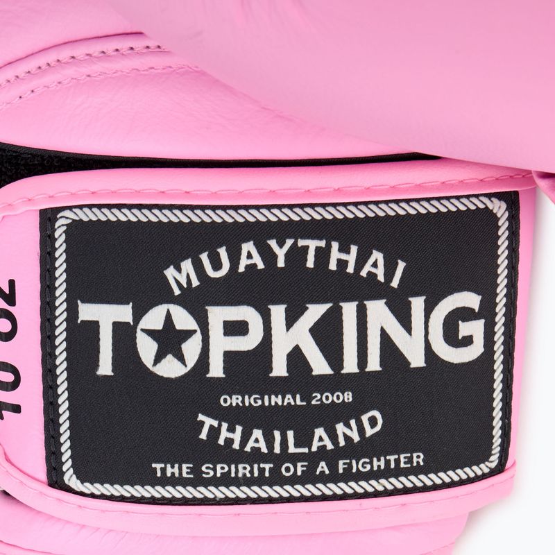 Top King Muay Thai Super Air pink boxing gloves TKBGSA-PK 5